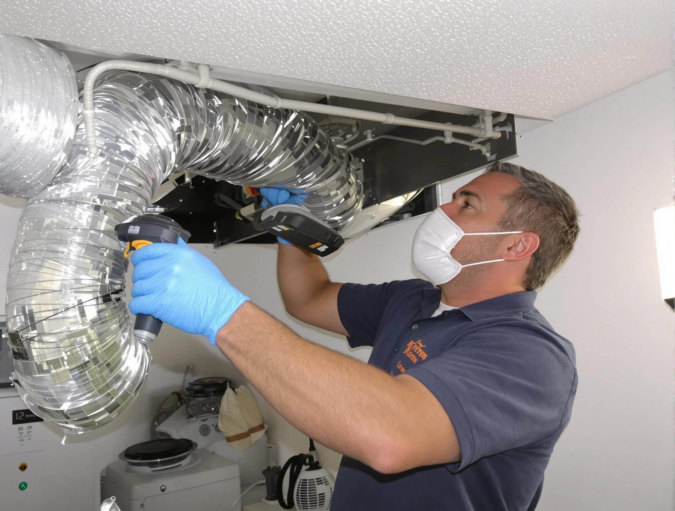 Lone Tree Dryer Vent Cleaning professional performing thorough residential dryer vent cleaning in Lone Tree
